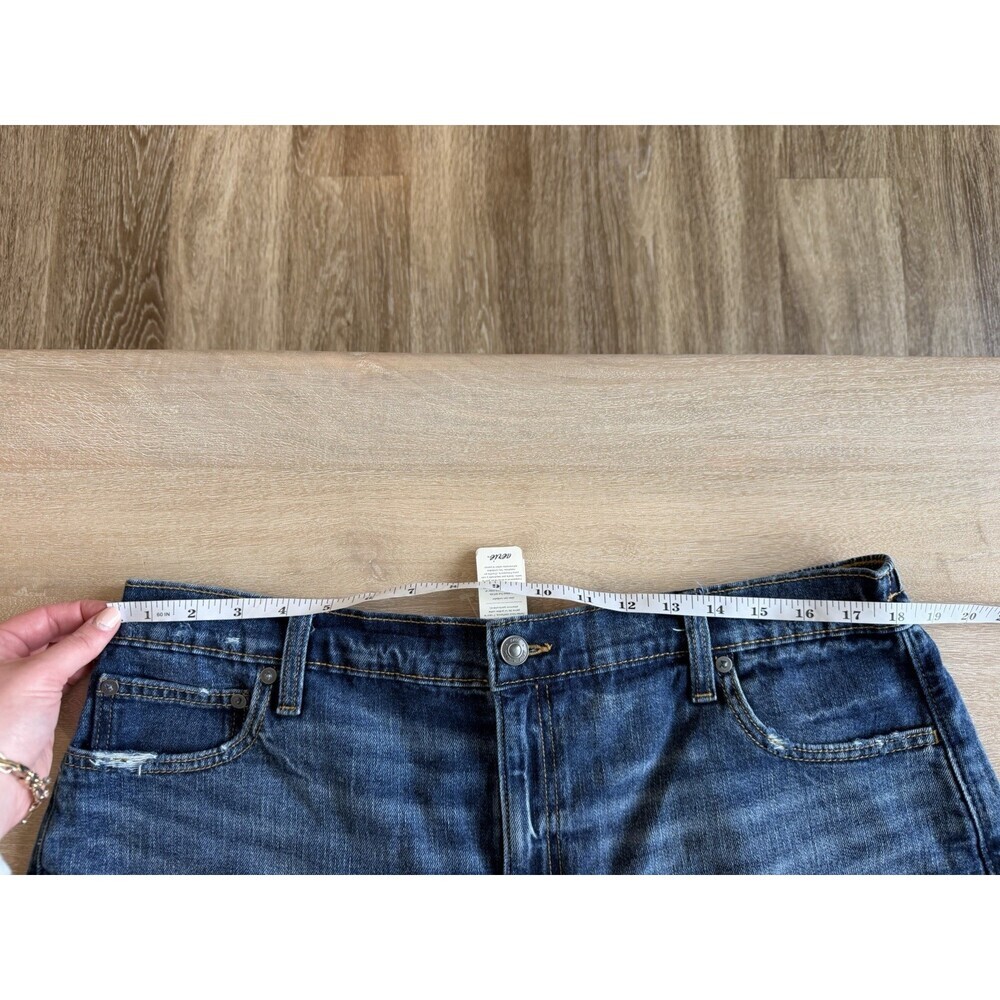 Aerie NWT Daydream Denim Short Elastic Waist Stretchy Shorts Medium Wash XL - Picture 5 of 7